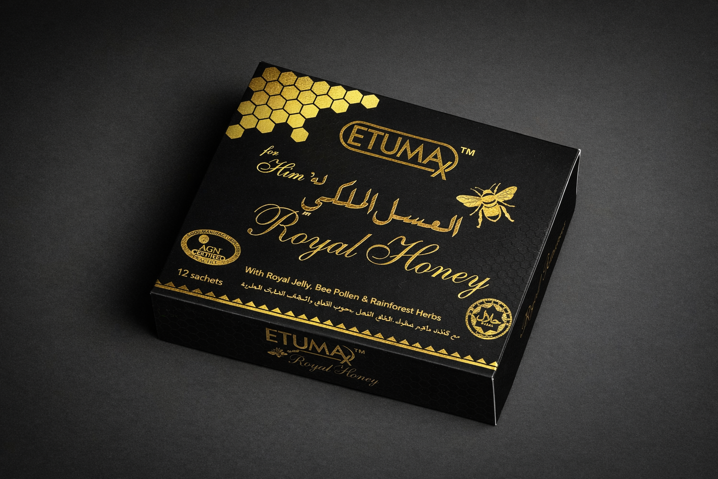 Etumax For Him Royal Honey - 12 Packs