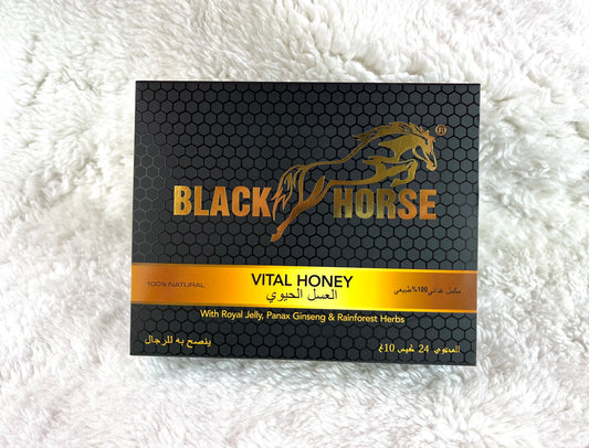 Black Horse Vital Honey Box - 24 Packs