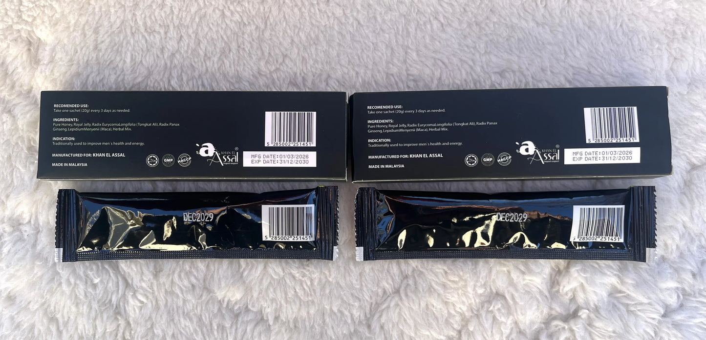 X MAX Triple Shot Energy Honey - Bundle of 2 Honey Packs Canada