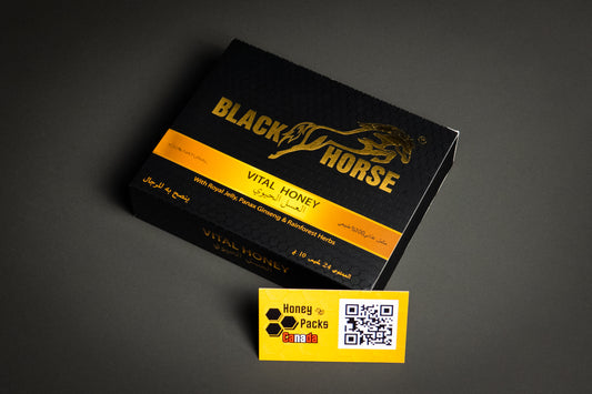 Black Horse Vital Honey Box - 24 Packs